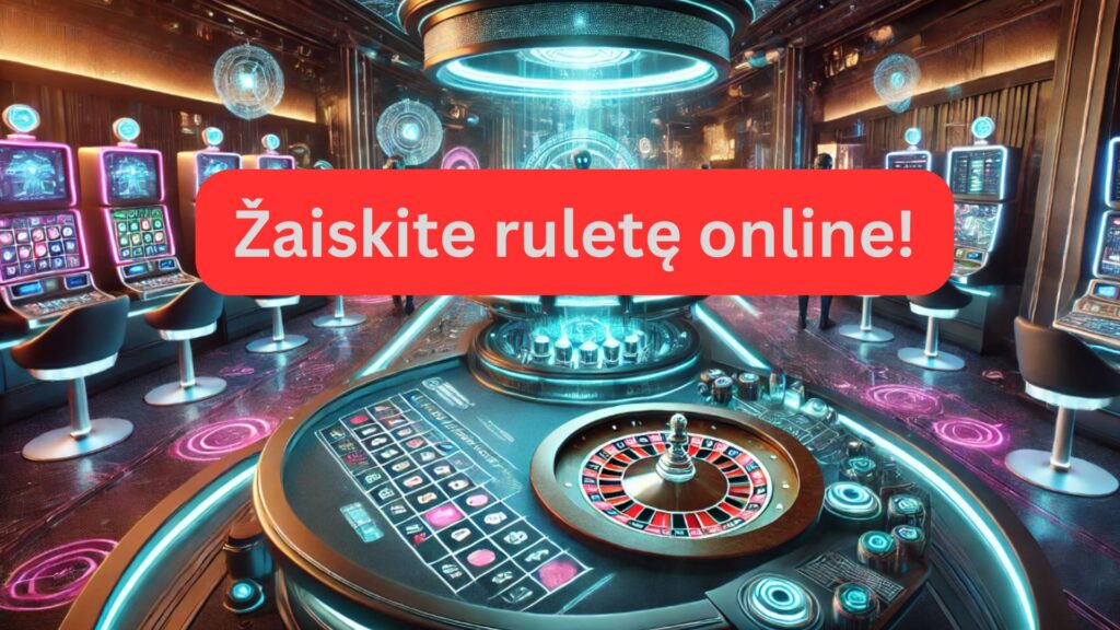 Lažybos online - ruletė, kazino