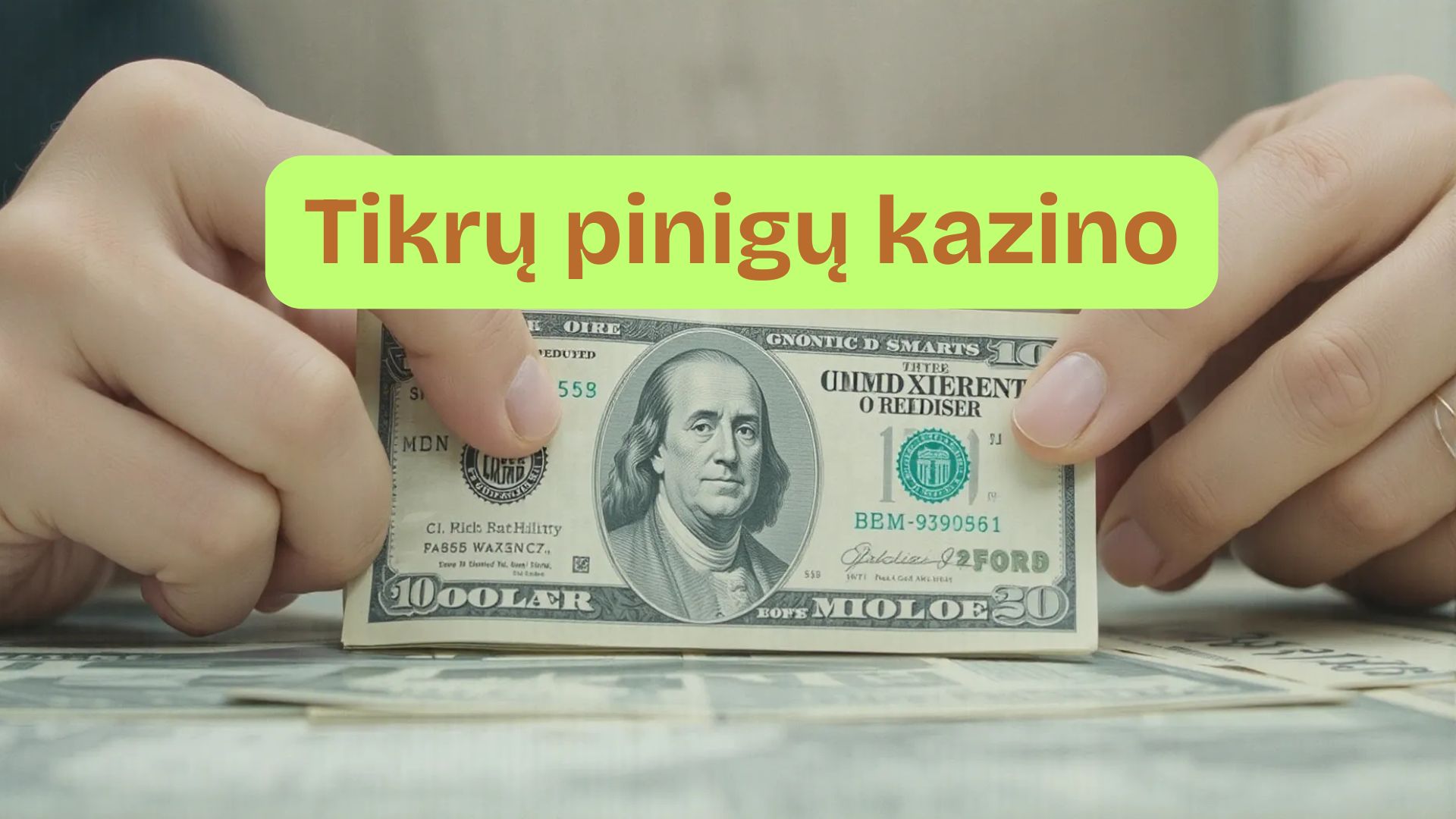 Tikrų pinigų internetinis kazino 2025