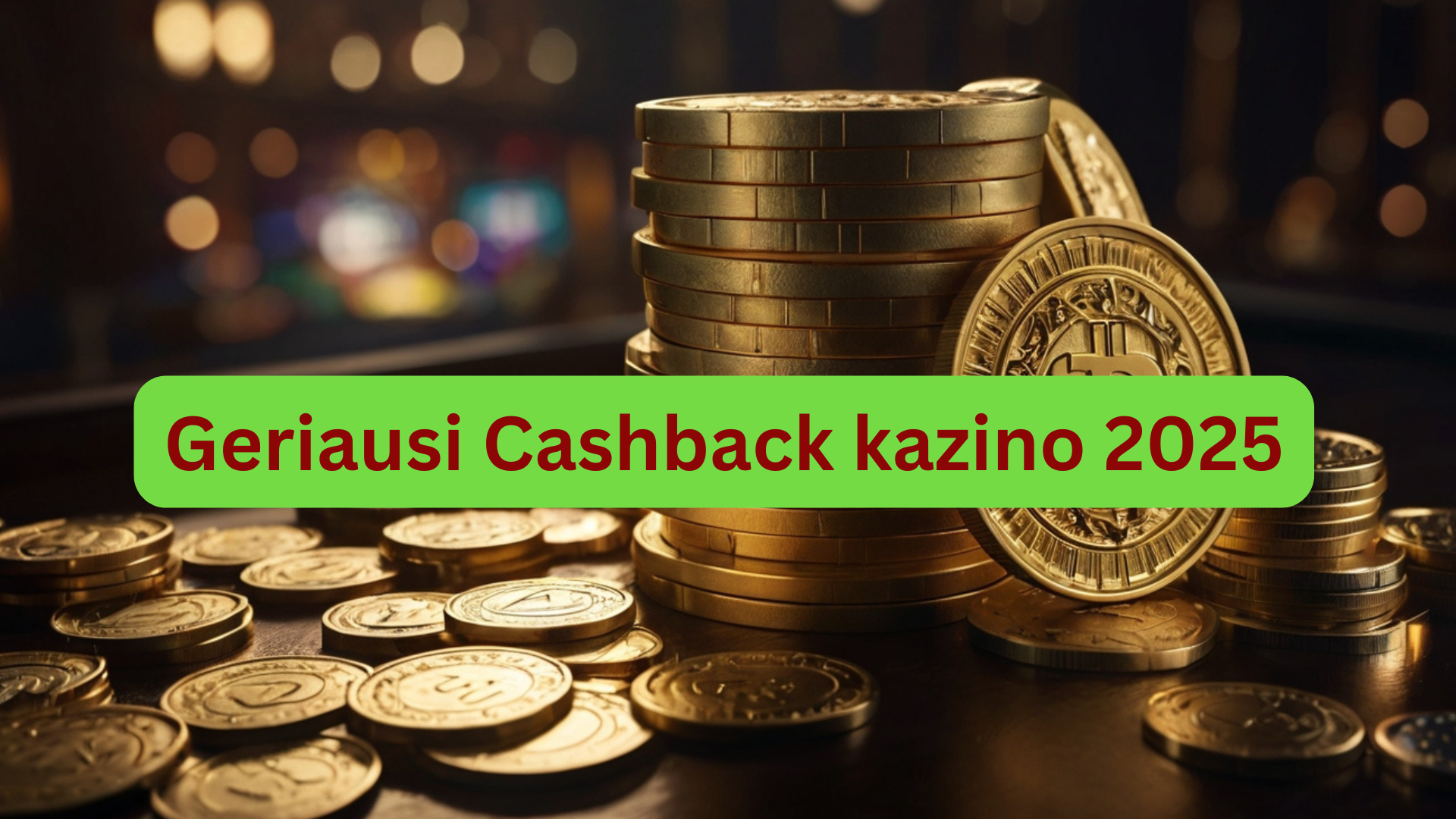 Populiariausi kazino internetu 2025 bonusai cashback