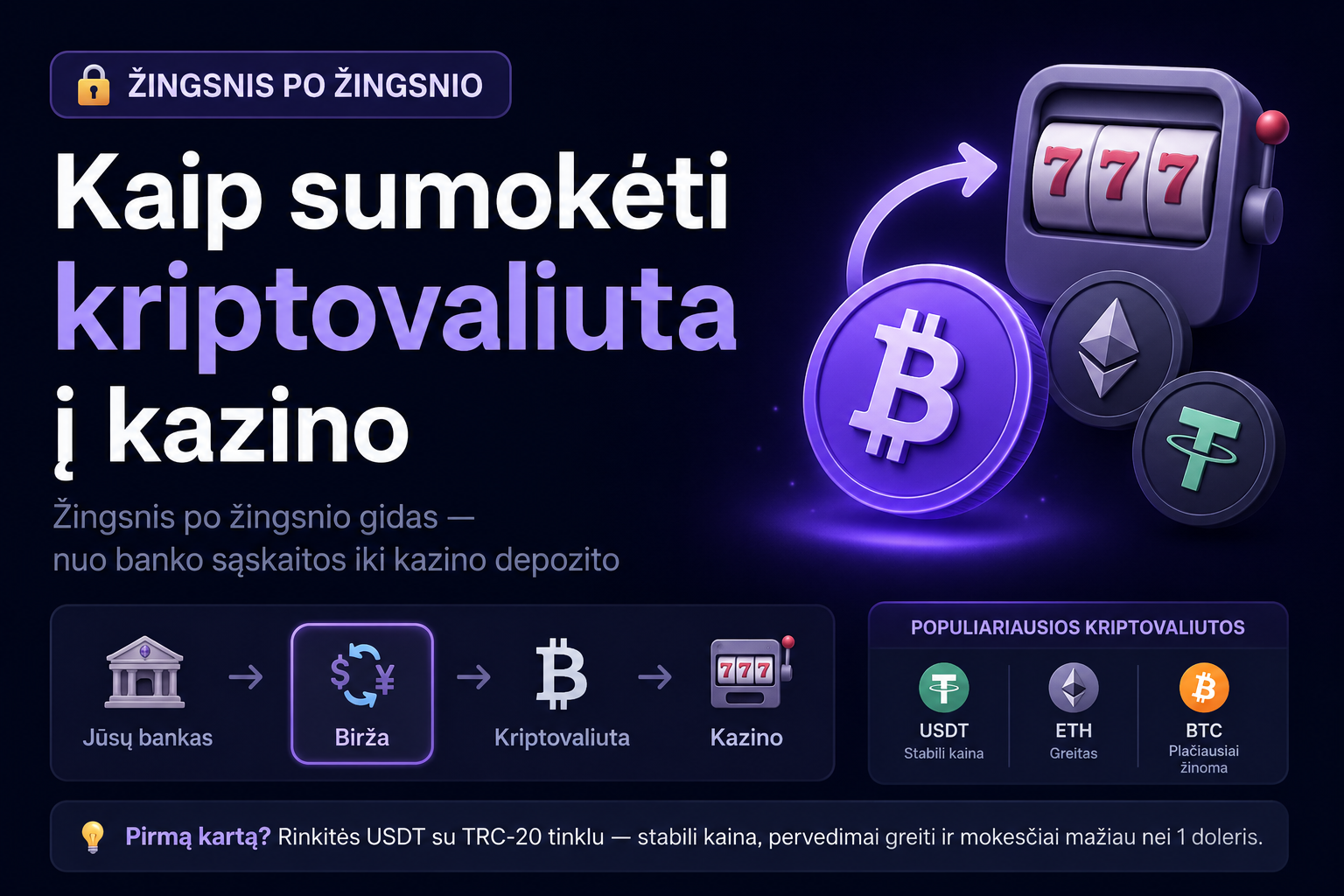 kriptovaliutu mokejimai kazino